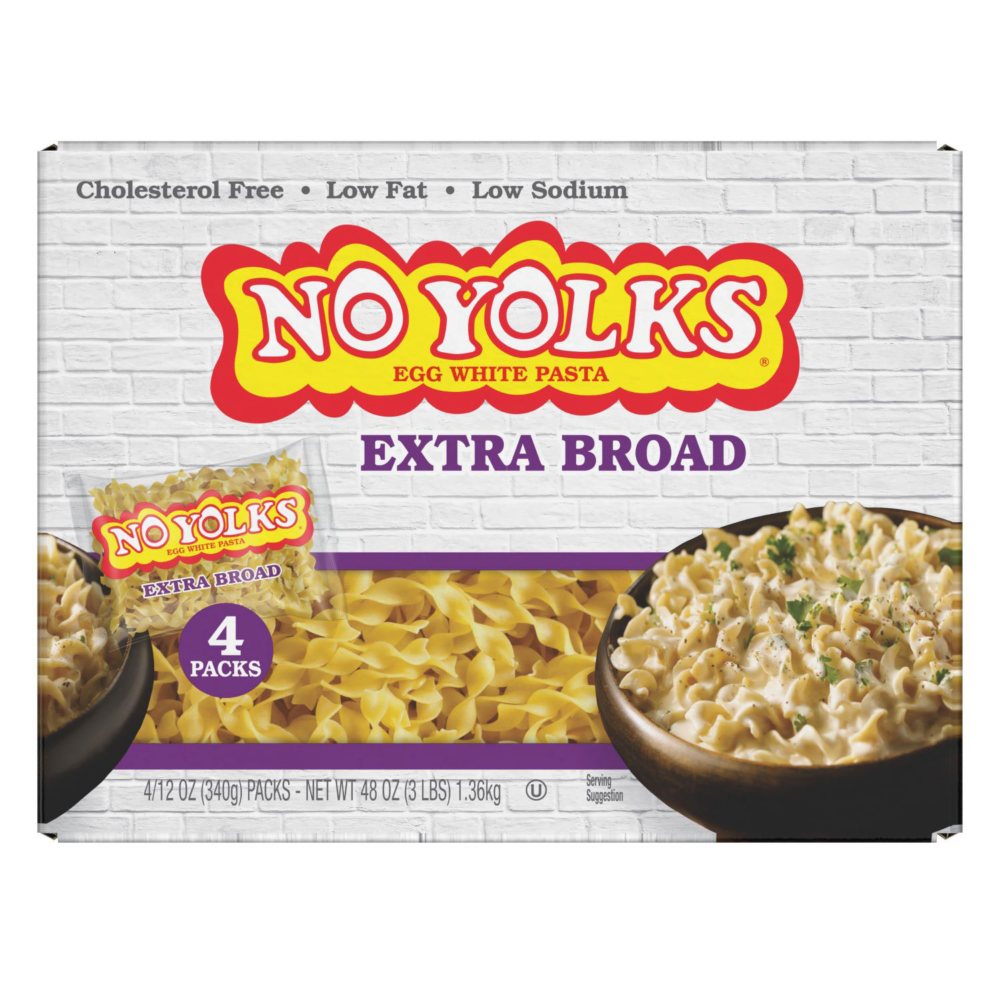 No Yolks Egg White Pasta, Extra Broad (48 oz.)