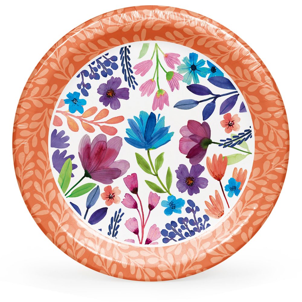 Member's Mark Spring Paper Plates, 10" (85 ct.)