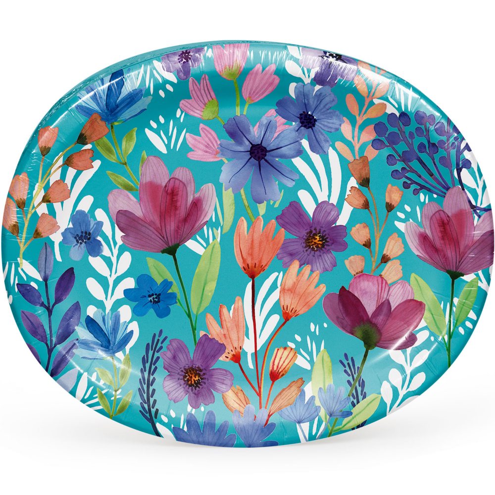 Mark Spring Member's Mark Spring Oval Paper Plates, 10
