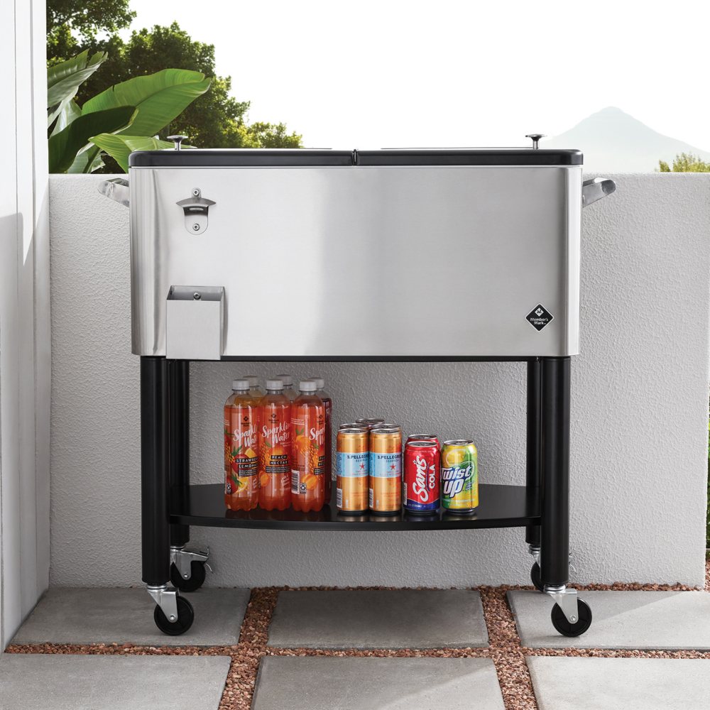 Member’s Mark 80-Qt. Stainless Steel Cooler with Cover - Coolers - Member’s