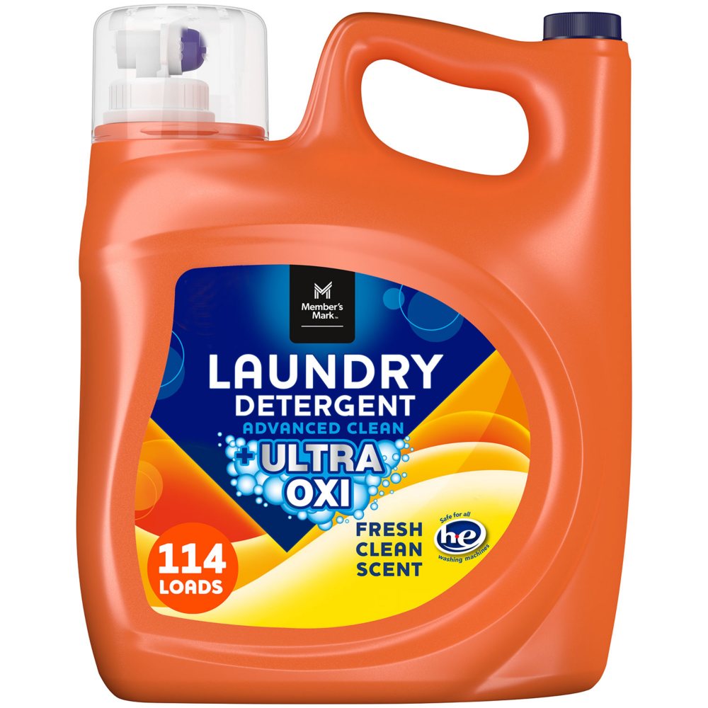 Member's Mark Advanced Clean + Ultra Oxi Liquid Laundry Detergent, (176 fl. oz., 114 loads)