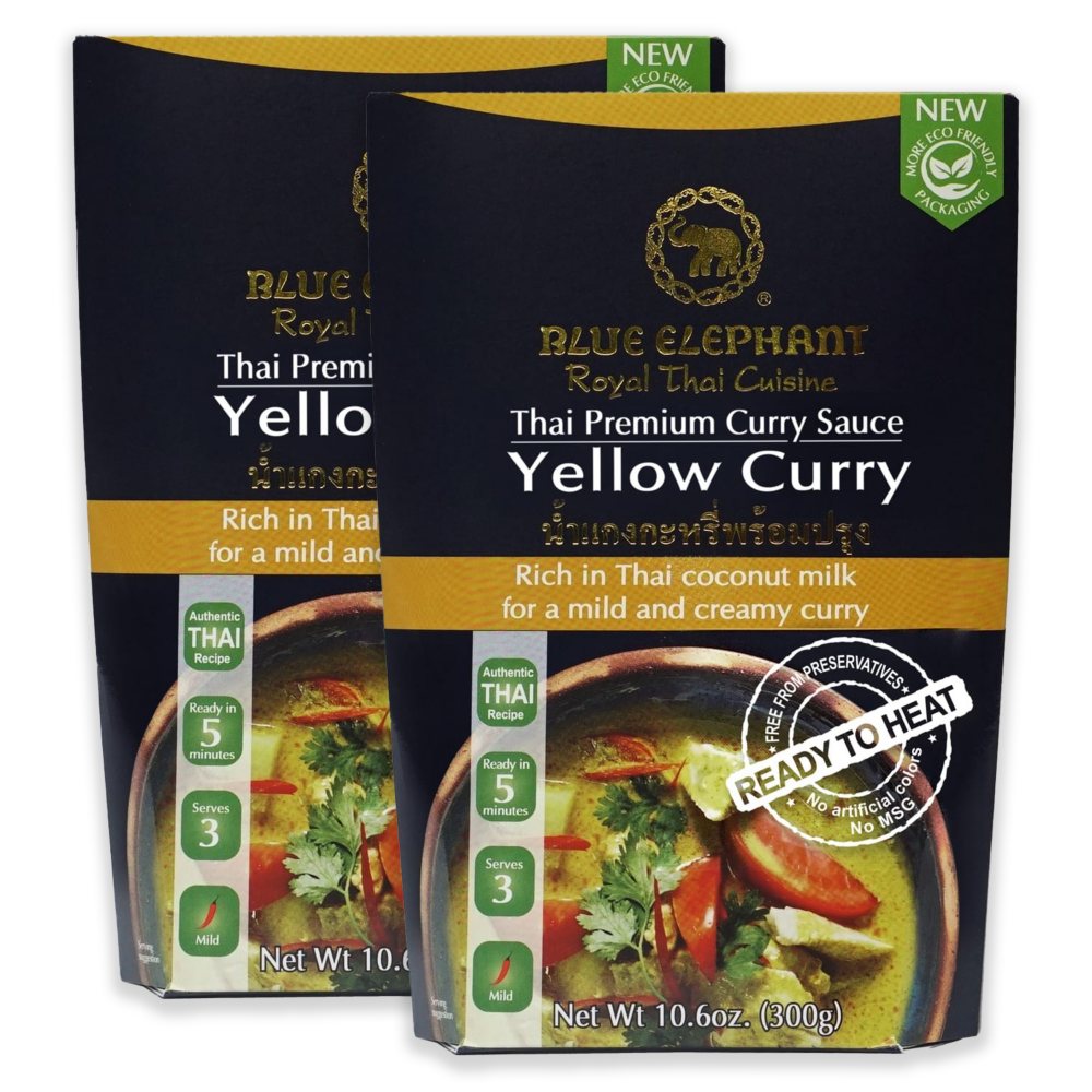 Blue Elephant Royal Thai Cuisine Yellow Curry Sauce (21.2 oz., 2 ct.)
