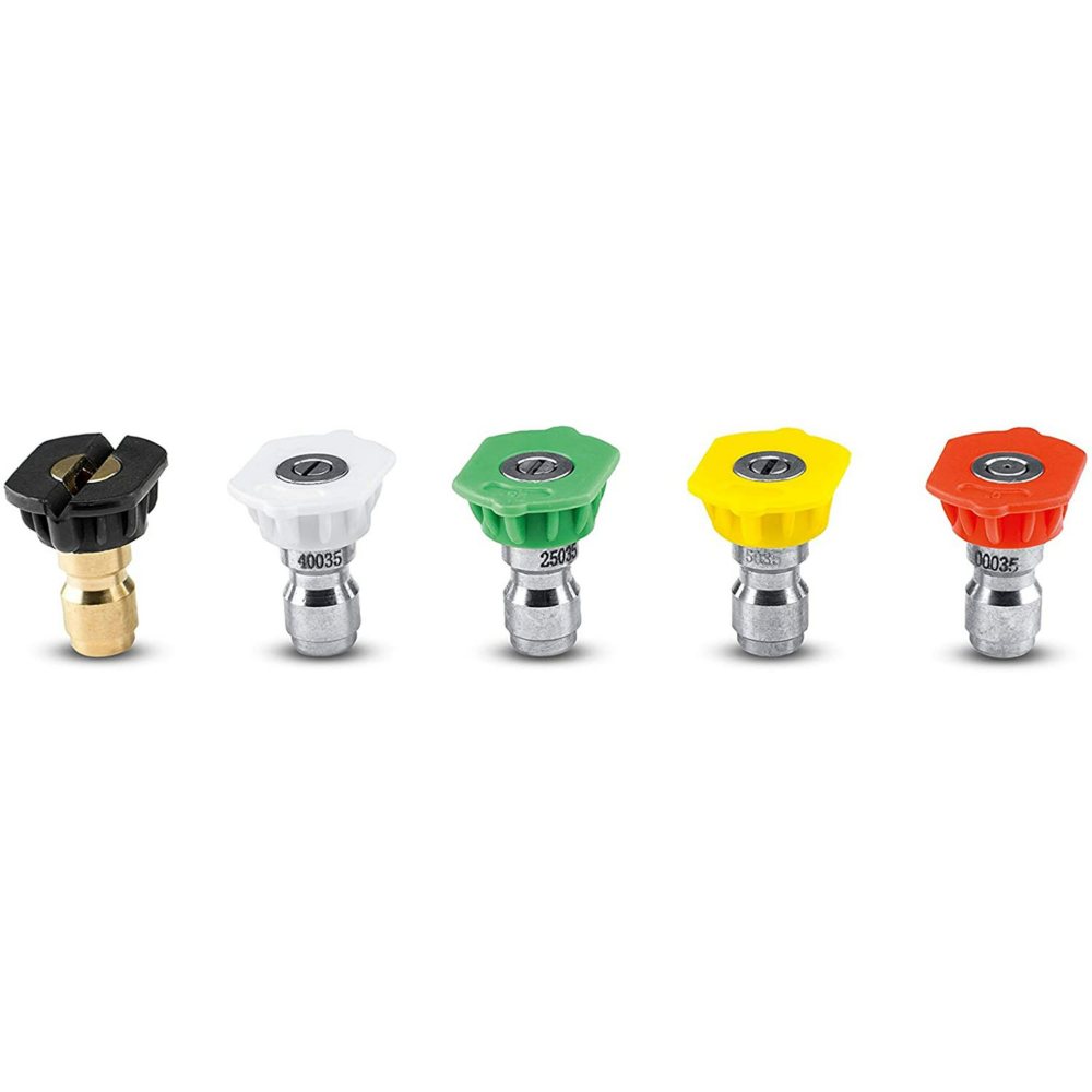 Karcher Universal 5-Piece Gas Power Pressure Washer Nozzle Kit, 4000 PSI, Quick-Connect