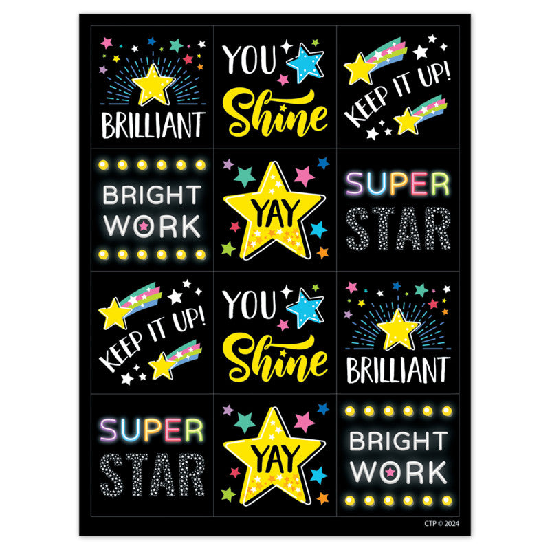 Star Bright Reward Stickers (Pack of 10)