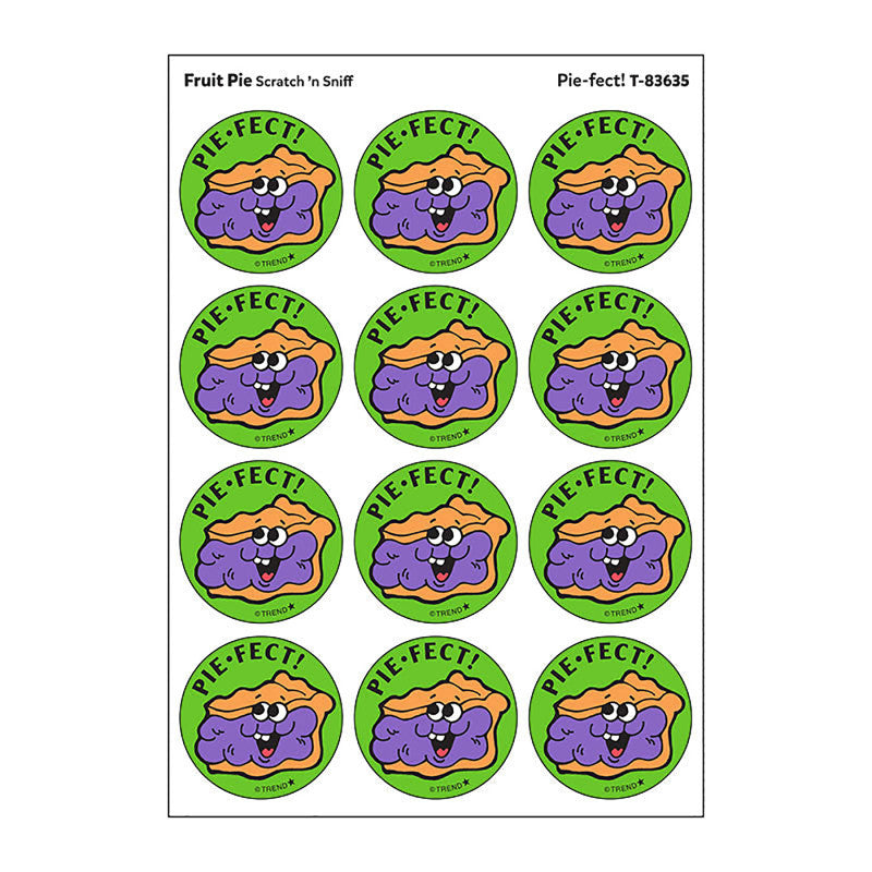 Stinky Stickers Pie-Fect Fruit Pie Scent (Pack of 12)