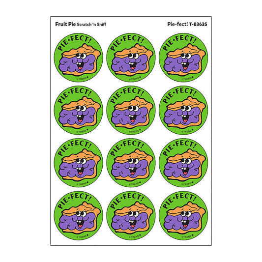 Stinky Stickers Pie-Fect Fruit Pie Scent (Pack of 12)