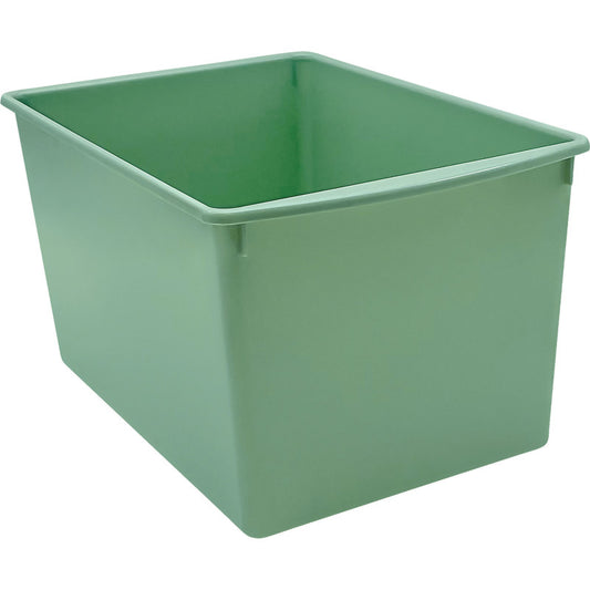 Eucalyptus Green Plastic Bin Multi-Purpose (Pack of 6)