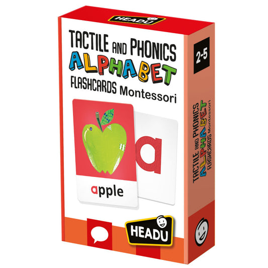 Tactile & Phonics Alpha Flashcards Motessori (Pack of 3)