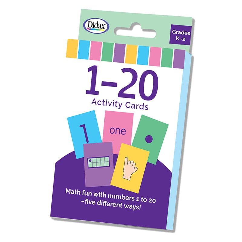 1-20 Activity Cards (Pack of 2) - Flash Cards - Didax