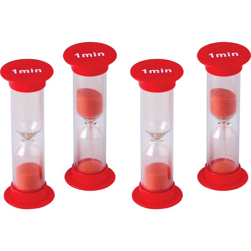 1 Minute Sand Timers Mini (Pack of 10) - Sand Timers - Teacher Created Resources