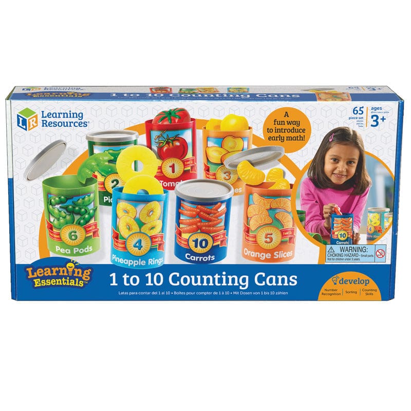 1 To 10 Counting Cans - Play Food - Learning Resources