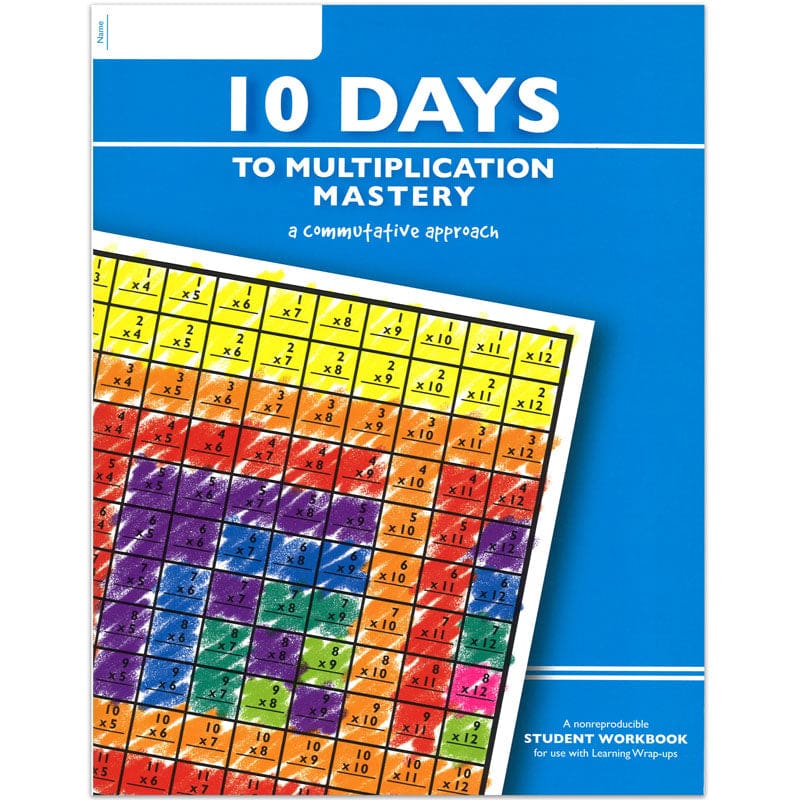 10 Days To Multiplication Mastery Student Workbook (Pack of 6) - Multiplication & Division - Learning Wrap-ups