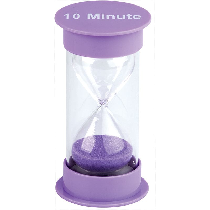 10 Minute Sand Timer Medium (Pack of 6) - Sand Timers - Teacher Created Resources