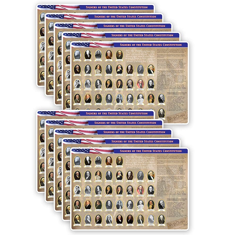 Polylearn Mat 10 Pk Poly Learn Mat Us Bill Rights | ShelHealth