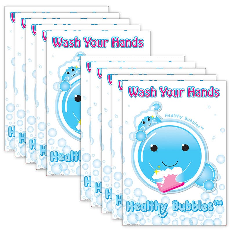 10 Pk Postermat Healthy Bubbles (Pack of 2) - Miscellaneous - Ashley Productions