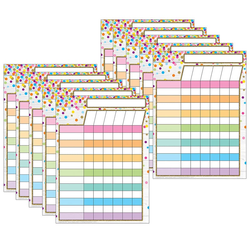 10 Pk Postermat Incentive Confetti (Pack of 2) - Incentive Charts - Ashley Productions