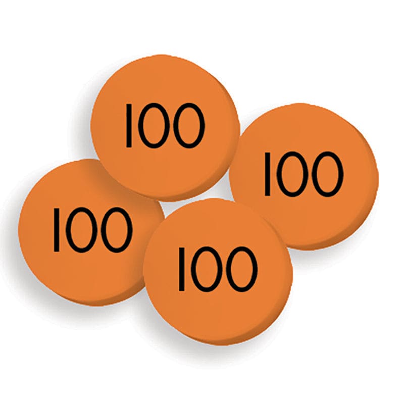 100 Hundreds Place Value Discs Set (Pack of 8) - Place Value - Primary Concepts Inc