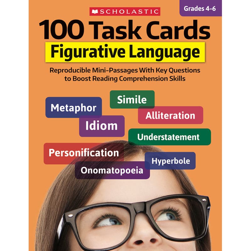 100 Task Cards Figurative Language (Pack of 3) - Activities - Scholastic Teaching Resources