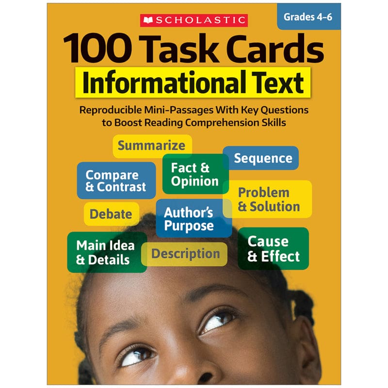 100 Task Cards Informational Text (Pack of 3) - Comprehension - Scholastic Teaching Resources