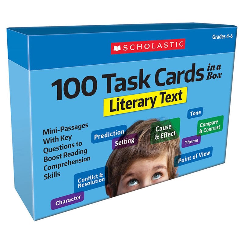 100 Task Cards Literary Text In A Box - Reading Skills - Scholastic Teaching Resources