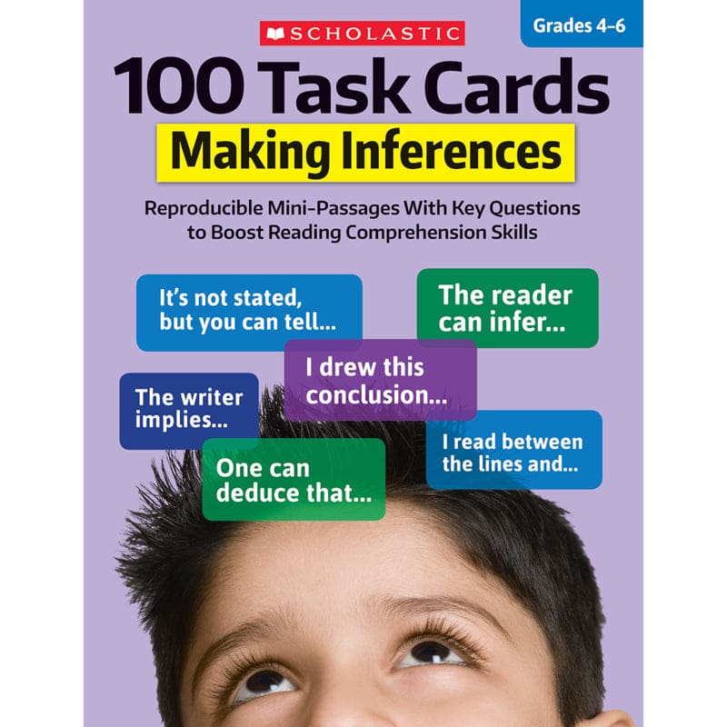 100 Task Cards Making Inferences (Pack of 3) - Activities - Scholastic Teaching Resources