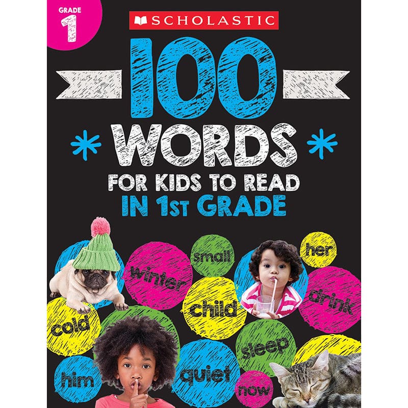 100 Words For Kids To Read In Gr 1 (Pack of 8) - Word Skills - Scholastic Teaching Resources