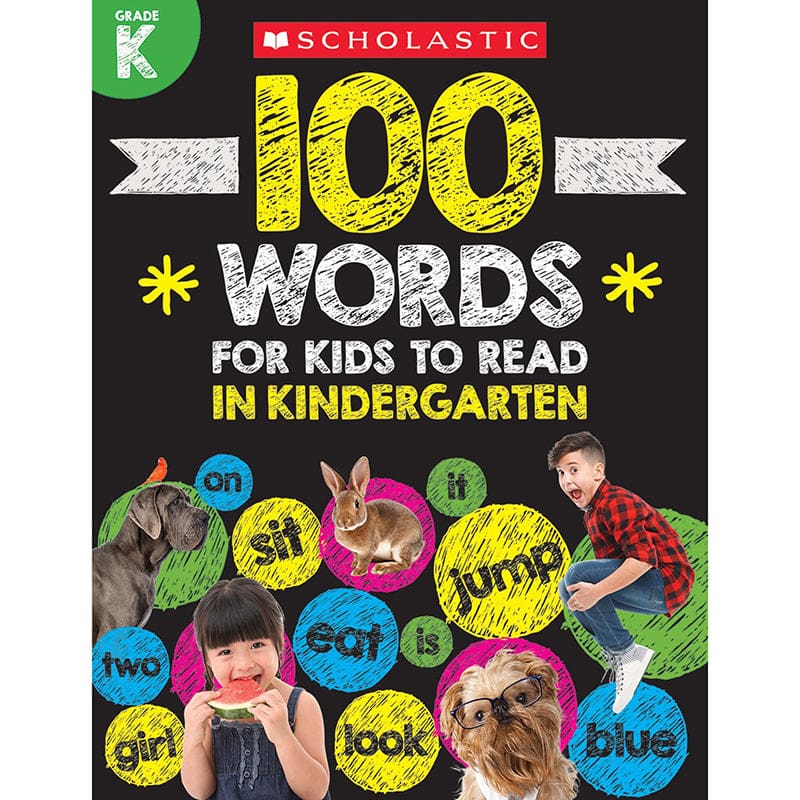 100 Words For Kids To Read In Gr K (Pack of 8) - Word Skills - Scholastic Teaching Resources