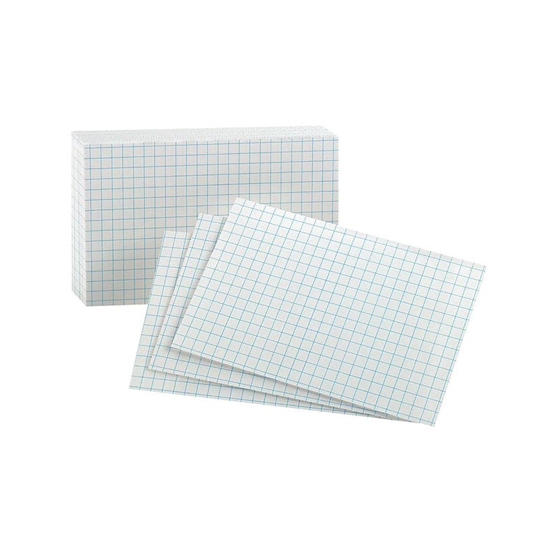 100Ct Oxford Graph Index Cards (Pack of 12) - Index Cards - Tops Products