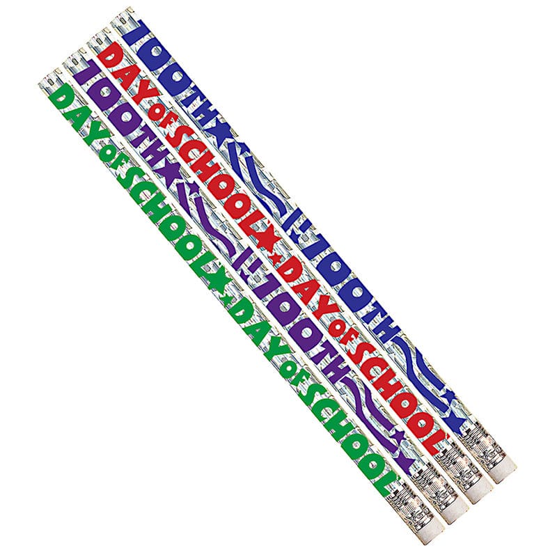 100Th Day Of School 12Pk Pencil (Pack of 12) - Pencils & Accessories - Musgrave Pencil Co Inc
