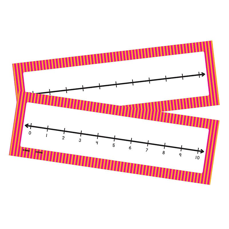 10Ct 0-10 Student Number Lines (Pack of 6) - Number Lines - Didax