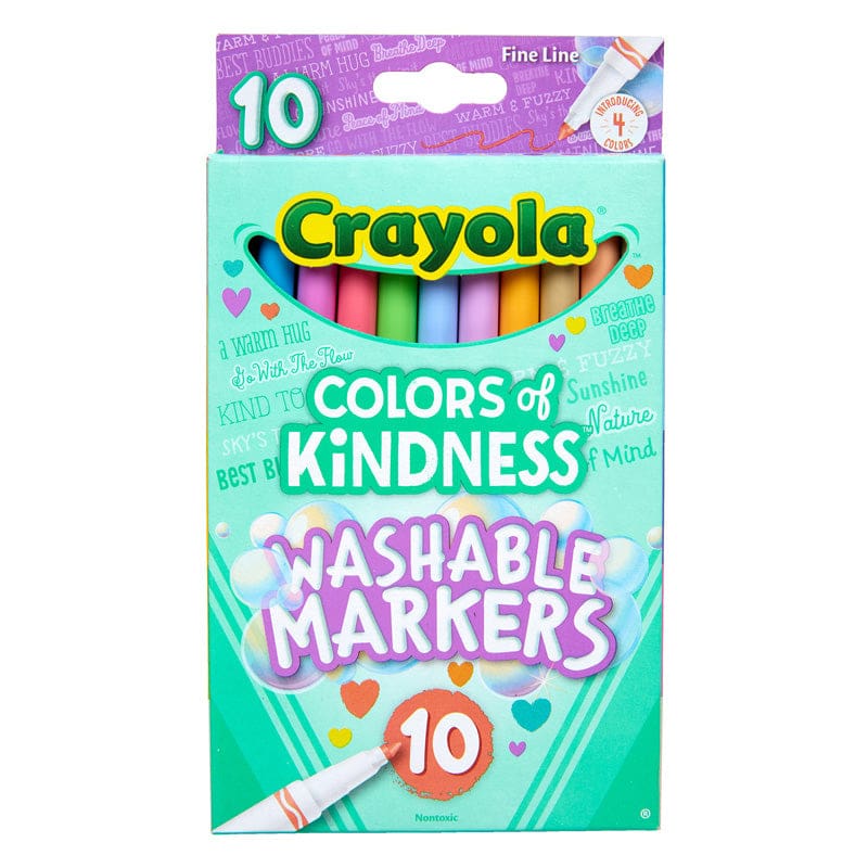 10Ct Fine Markers Colors Kindness (Pack of 12) - Markers - Crayola LLC