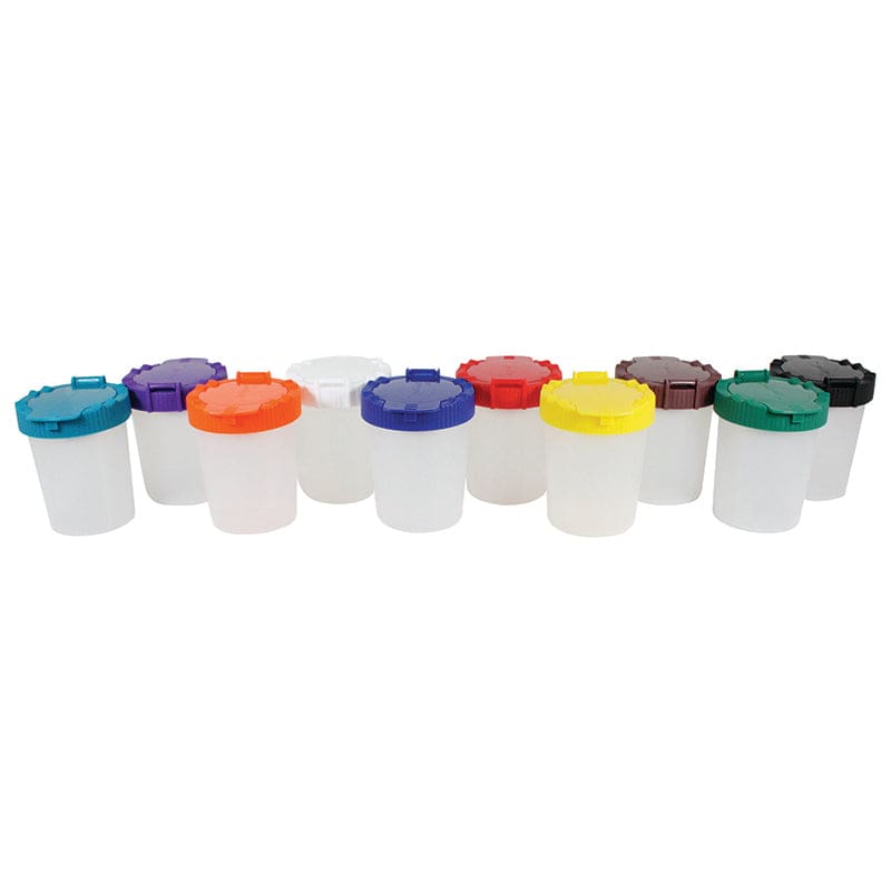 10Ct No Spill Paint Cup Assortment In Bag (Pack of 3) - Paint Accessories - Sargent Art Inc.