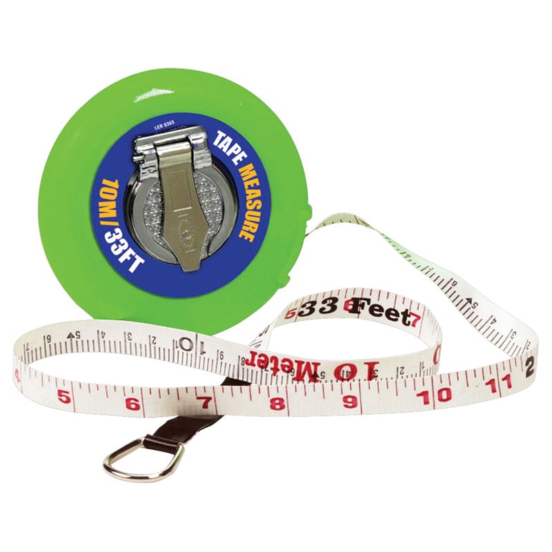 10M/30Ft Wind-Up Tape (Pack of 6) - Rulers - Learning Resources
