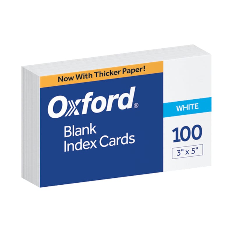 10Pk 3X5 White Blank Index Cards 100Ct (Pack of 2) - Index Cards - Tops Products