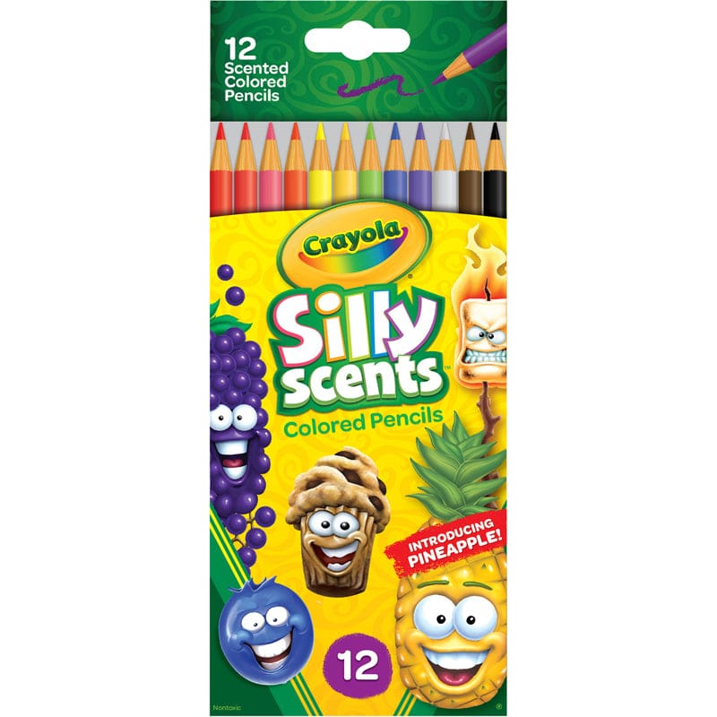 12 Ct Silly Scents Colored Pencils (Pack of 10) - Colored Pencils - Crayola LLC