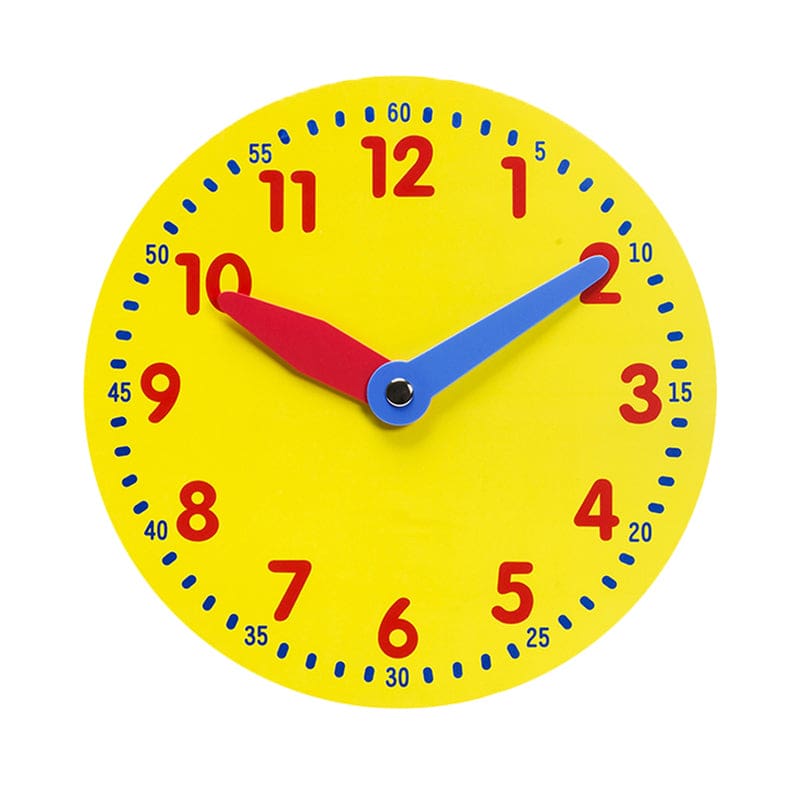 12 In Magnetic Demonstration Clock (Pack of 2) - Time - Didax
