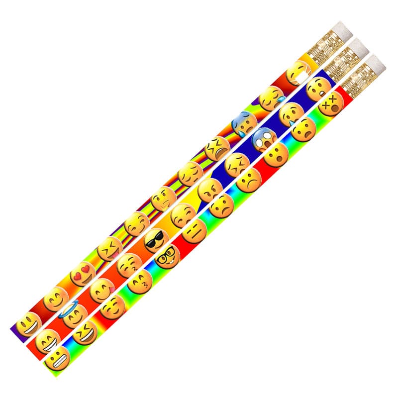 12 Pack Emojis Etc Pencils (Pack of 12) - Pencils & Accessories - Musgrave Pencil Co Inc
