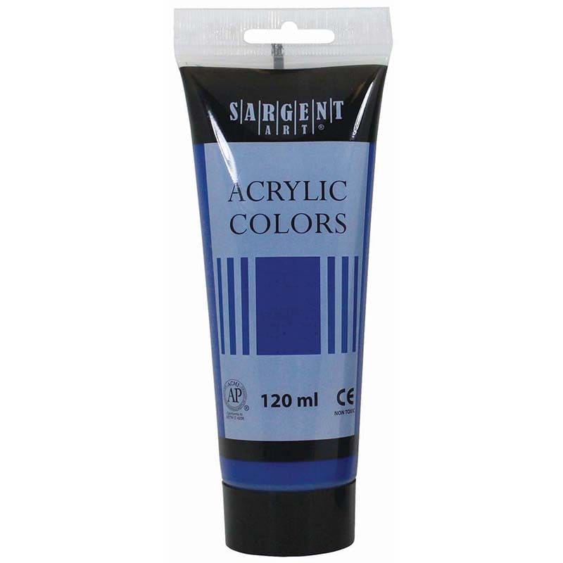 120Ml Acrylic Pthalocaynine Blue (Pack of 12) - Paint - Sargent Art Inc.