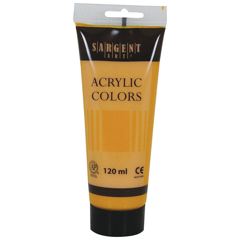 120Ml Tube Acrylic Cadmium Ylw Med (Pack of 12) - Paint - Sargent Art Inc.
