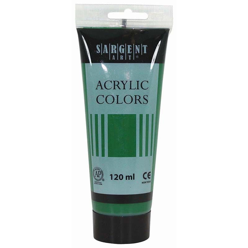 120Ml Tube Acrylic Grass Green (Pack of 12) - Paint - Sargent Art Inc.