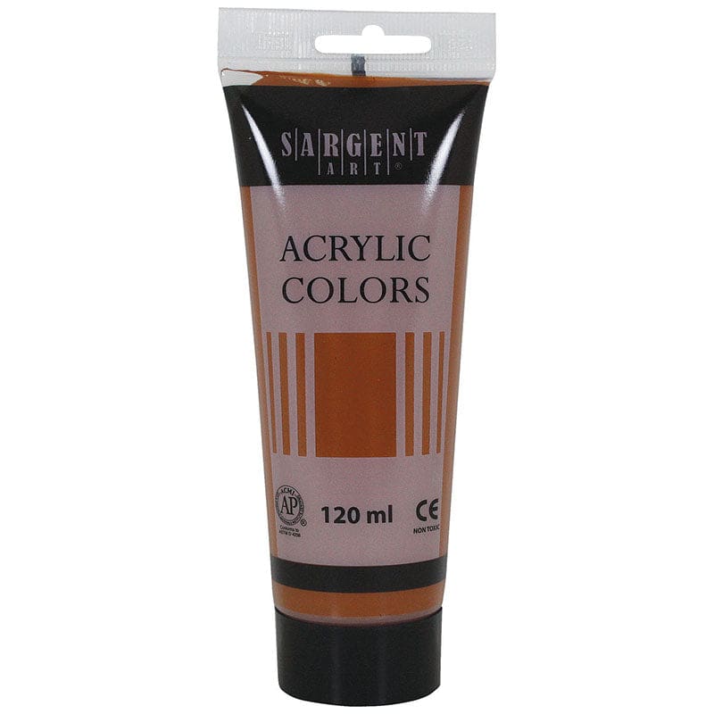 120Ml Tube Acrylic Raw Sienna (Pack of 12) - Paint - Sargent Art Inc.