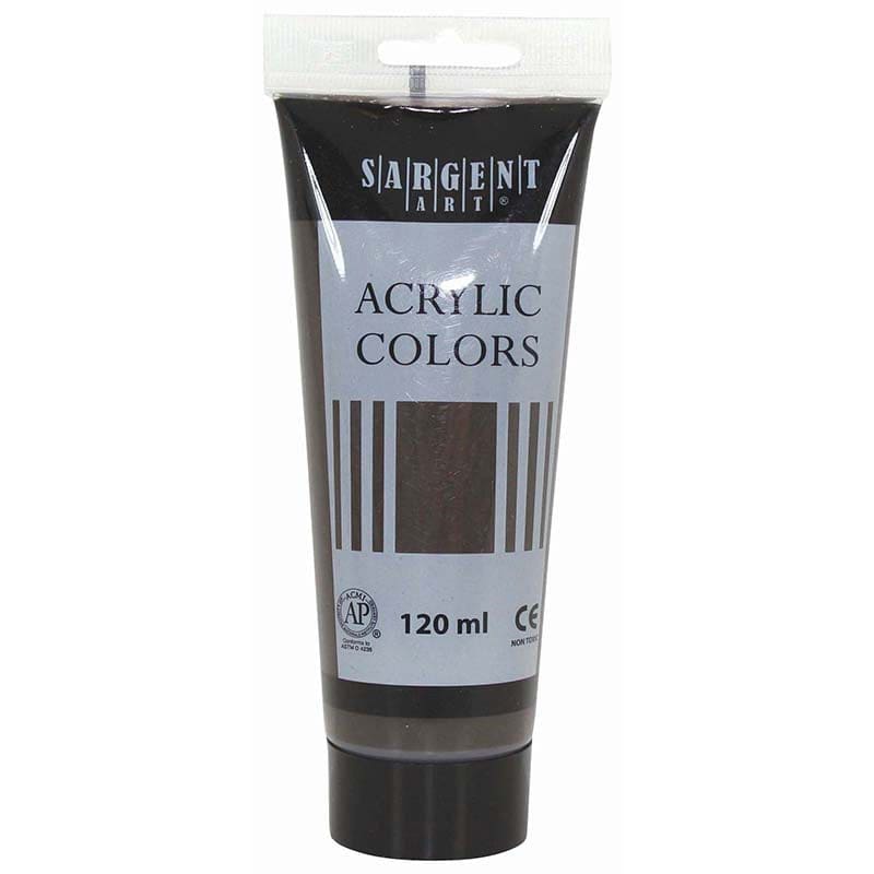 120Ml Tube Acrylic Raw Umber (Pack of 12) - Paint - Sargent Art Inc.