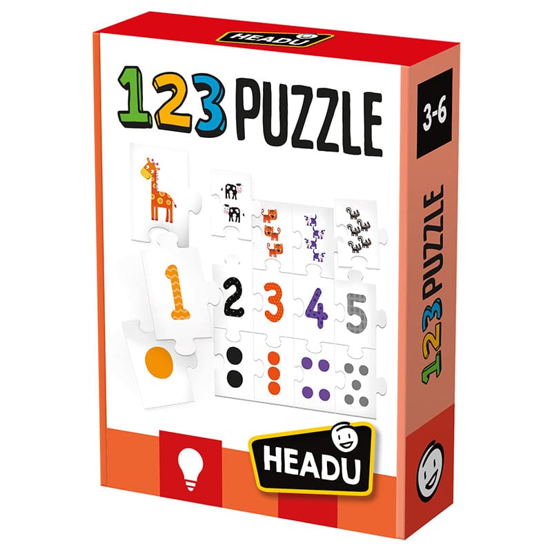 123 Puzzle (Pack of 6) - Math - Headu Usa LLC