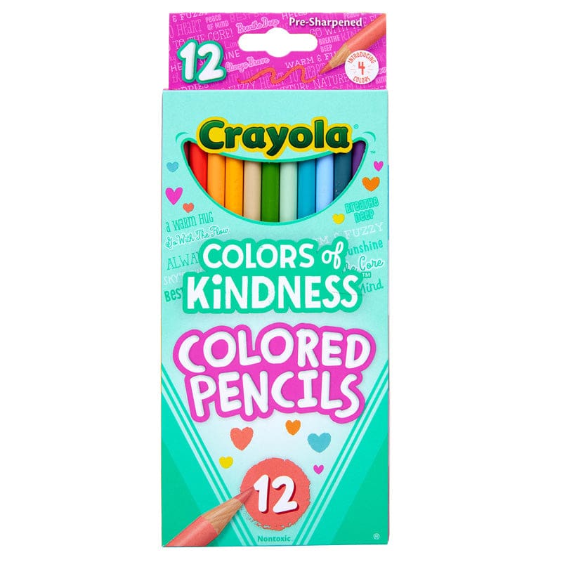 12Ct Colored Pencil Colors Kindness (Pack of 12) - Colored Pencils - Crayola LLC