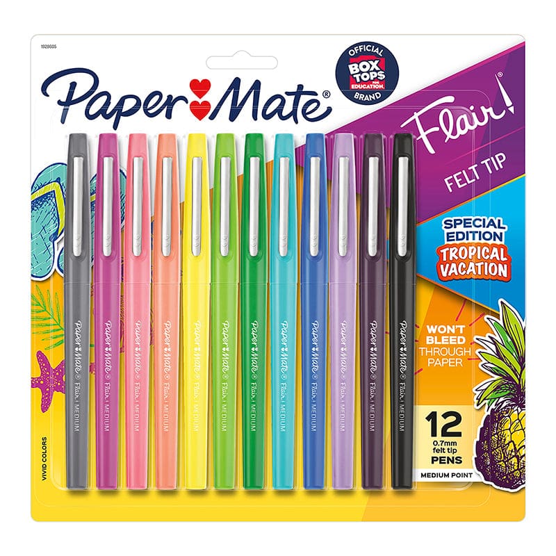 12Ct Med Flair Tropical Pens Set Paper Mate - Pens - Sanford L.p.