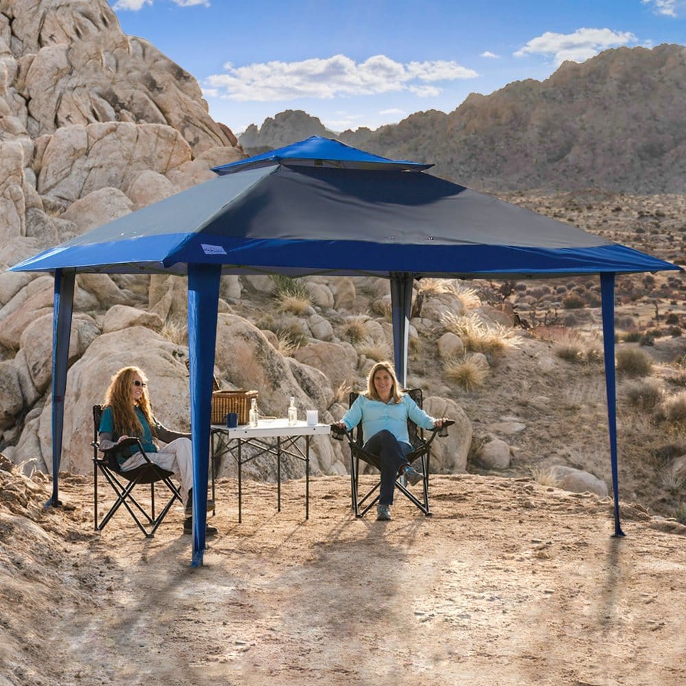 13’ x 13’ POPUPSHADE Instant Canopy with POPLOCK X-Wing Frame Wheel-Bag - Outdoor Canopy Tents - 13 x 13