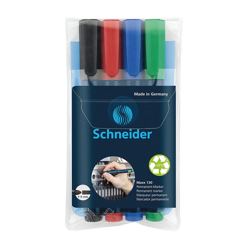 130 Markers Assorted Colors Schneider Maxx (Pack of 8) - Markers - Schneider