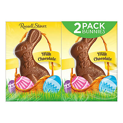 Russell Stover Milk Chocolate Bunnies, 2 pk./7 oz.