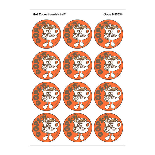 Stinky Stickers Oops Hot Cocoa Scen (Pack of 12)