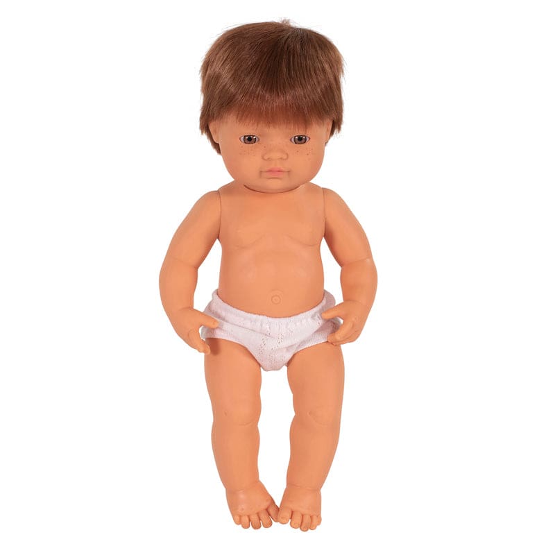 15In Baby Doll Caucsian Boy Redhair Anatomically Correct - Dolls - Miniland Educational Corporation